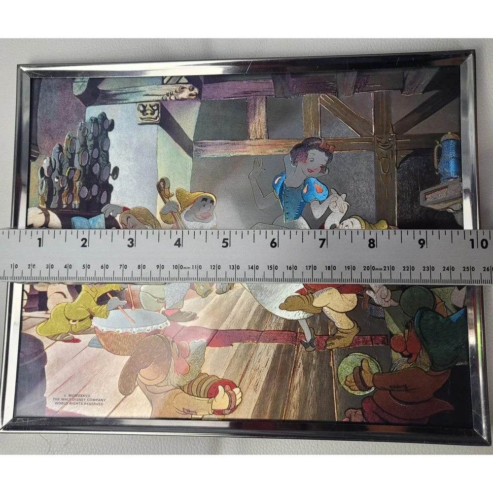 Framed Picture  Snow White & the Seven Dwarfs Foil picture 1937